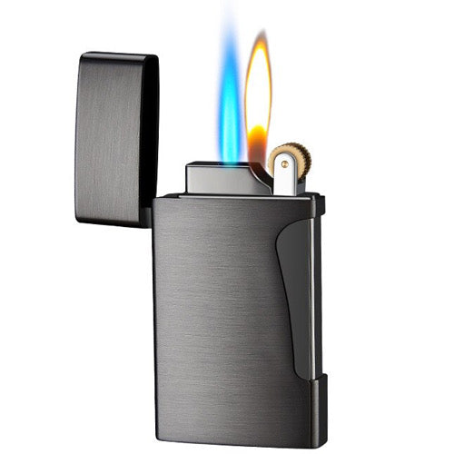 Bricheta de buzunar cu doua sisteme de aprindere reincarcabila cu gaz