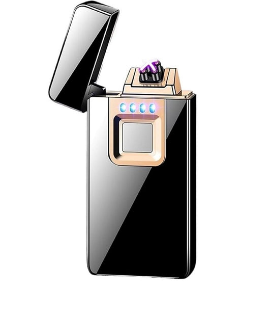 Bricheta electrica cu incarcare USB Aprindere cu touch, Dublu Arc