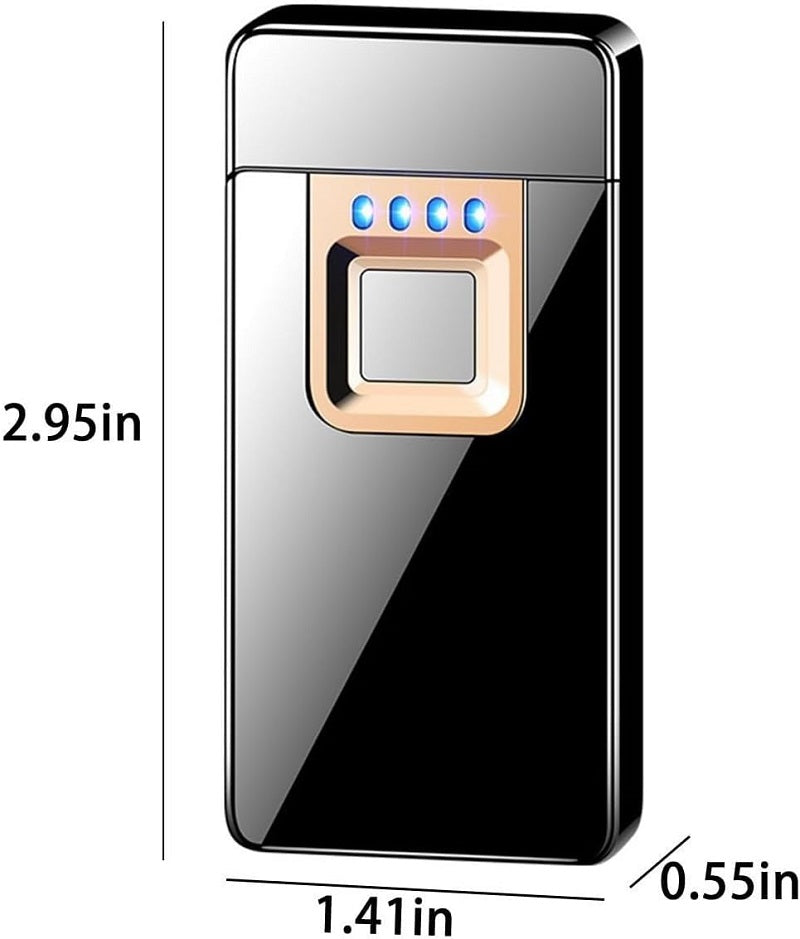 Bricheta electrica cu incarcare USB Aprindere cu touch, Dublu Arc