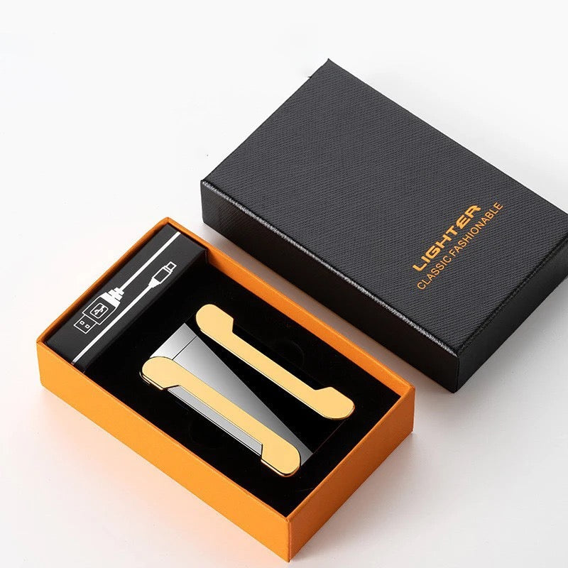 Bricheta electrica cu incarcare USB Aprindere laterala cu touch, Dublu Arc