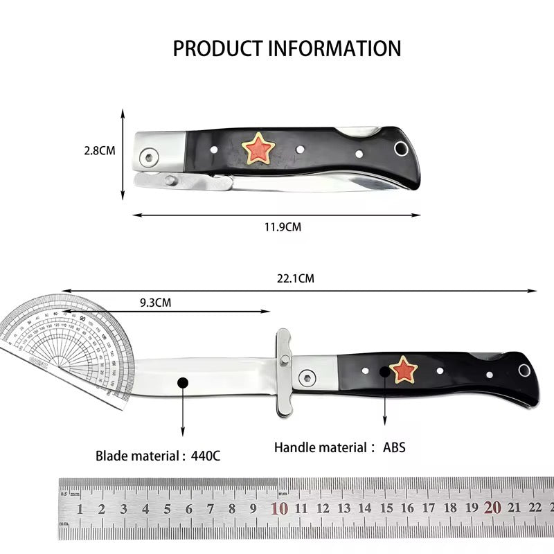 Set 2 Bricege Rusesti de Colectie 22 cm cu husa pentru prindere la curea