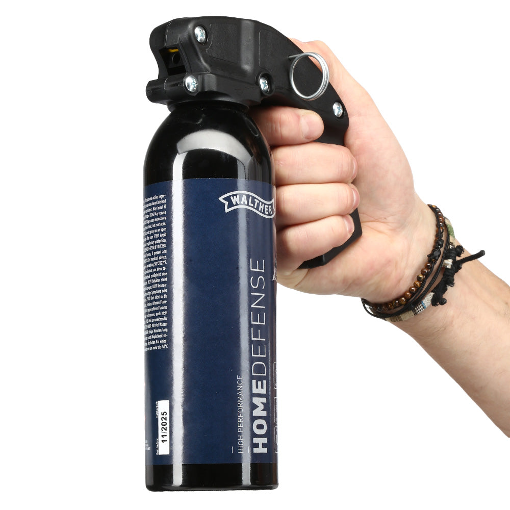 Spray autoaparare Walther Home Defense cu suport, UV, 370ml, Piper Jet 8m