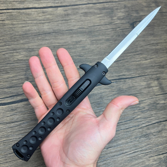 Briceag Ultimate VIPER tip Stileto cu deschidere automata 27 cm + Husa