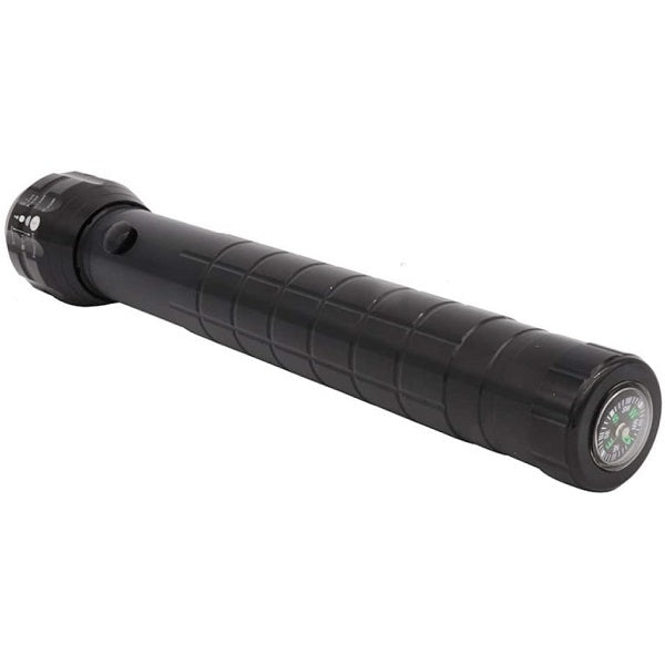 Lanterna LED, Lungime 30 cm, Alimentare 3 Baterii R20, Zoom Reglabil, Busola+Curea