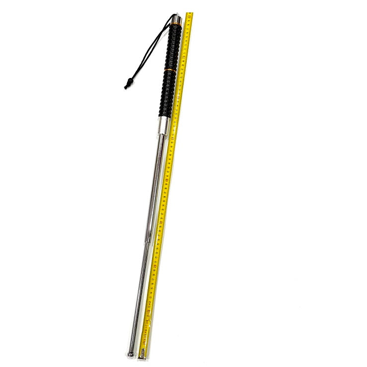 Baston telescopic profesional din 3 segmenti 80 cm cu husa si cutie pentru depozitare