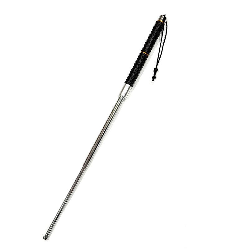 Baston telescopic profesional din 3 segmenti 80 cm cu husa si cutie pentru depozitare