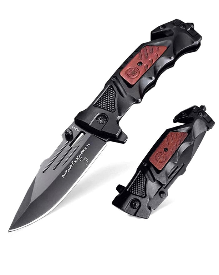 Briceag de Colectie cu deschidere Automata Kalashnikov 22 cm taietor centuri si spargator geamuri