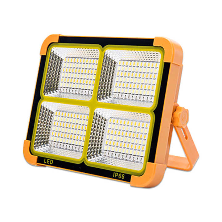 Lampa LED cu incarcare solara sau USB , 288 LED, 5 moduri iluminat