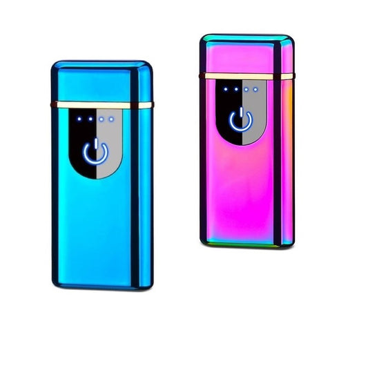 Set 2 Brichete cadou electrice cu incarcare USB aprindere Touch