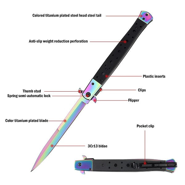 Biceag de Colecti Big boy Stiletto 33 cm edition deschidere manuala FADE
