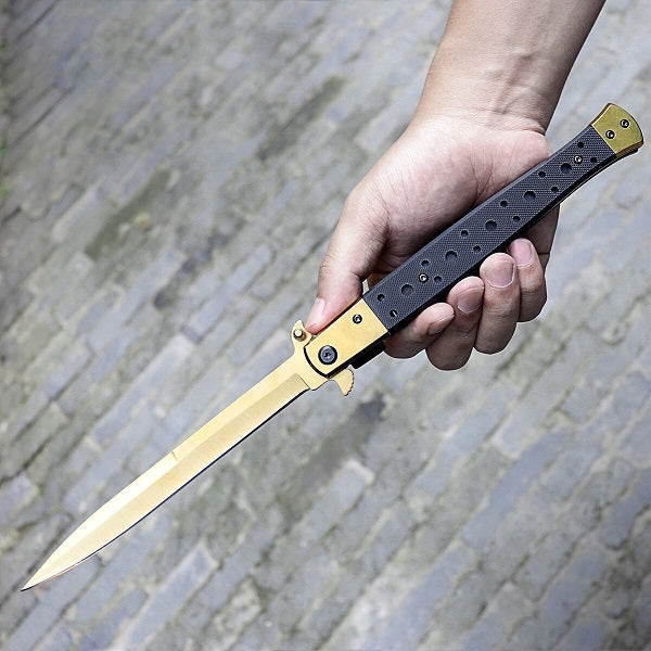 Briceag de Colectie GOLD Edition 33 cm cu deschidere manuala