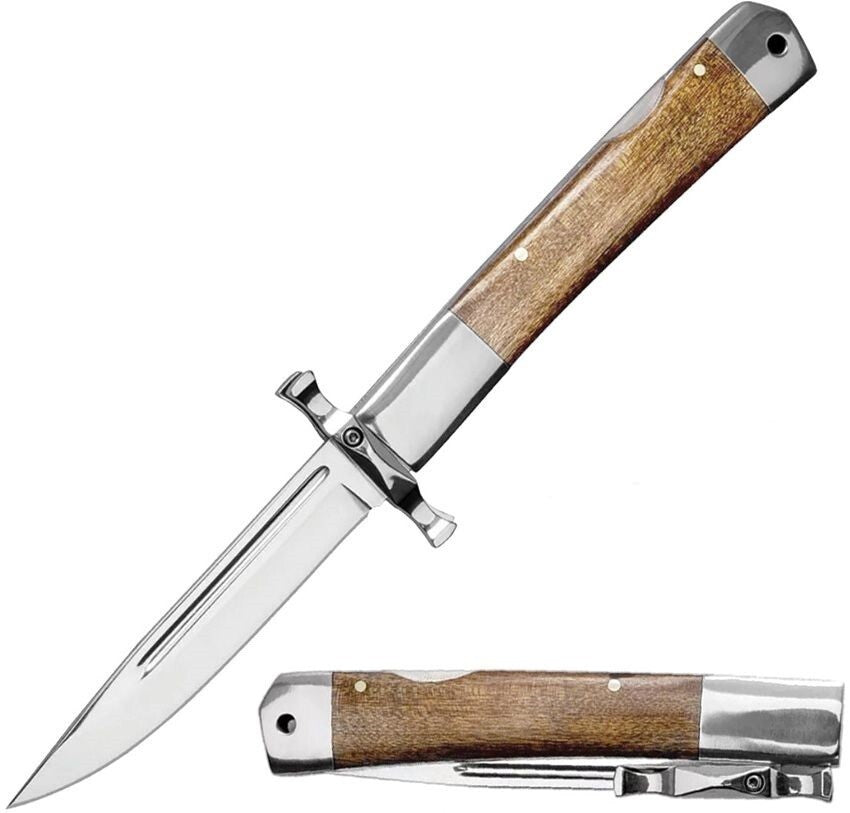 Biceag de colectie cu deschidere si inchidere manuala 23 cm plus husa cu prindere la curea