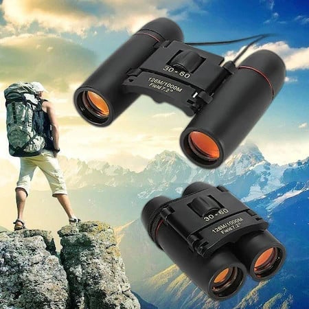 Mini Binoclu 30x60 pentru Adulti si Copii special pentru Drumetii , Husa pentru transport