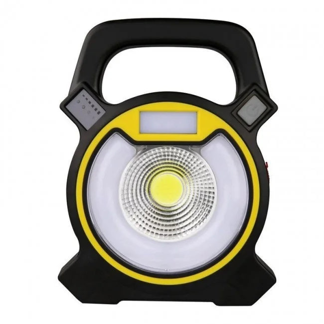 Lanterna reincarcabila LED COB , incarcare solara si USB
