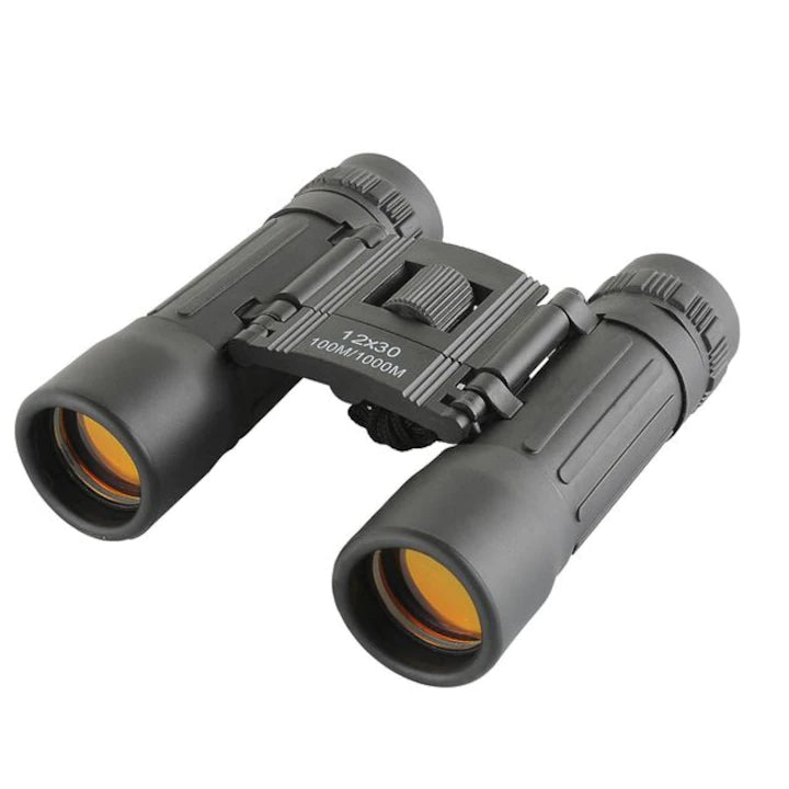 Mini Binoclu 12x30 cu Husa  pentru transport , pentru Adulti si Copii special pentru Drumetii