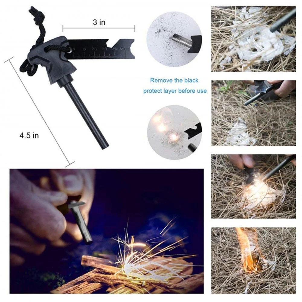 Kit Supravietuire Multifunctional 12 in 1 Camping