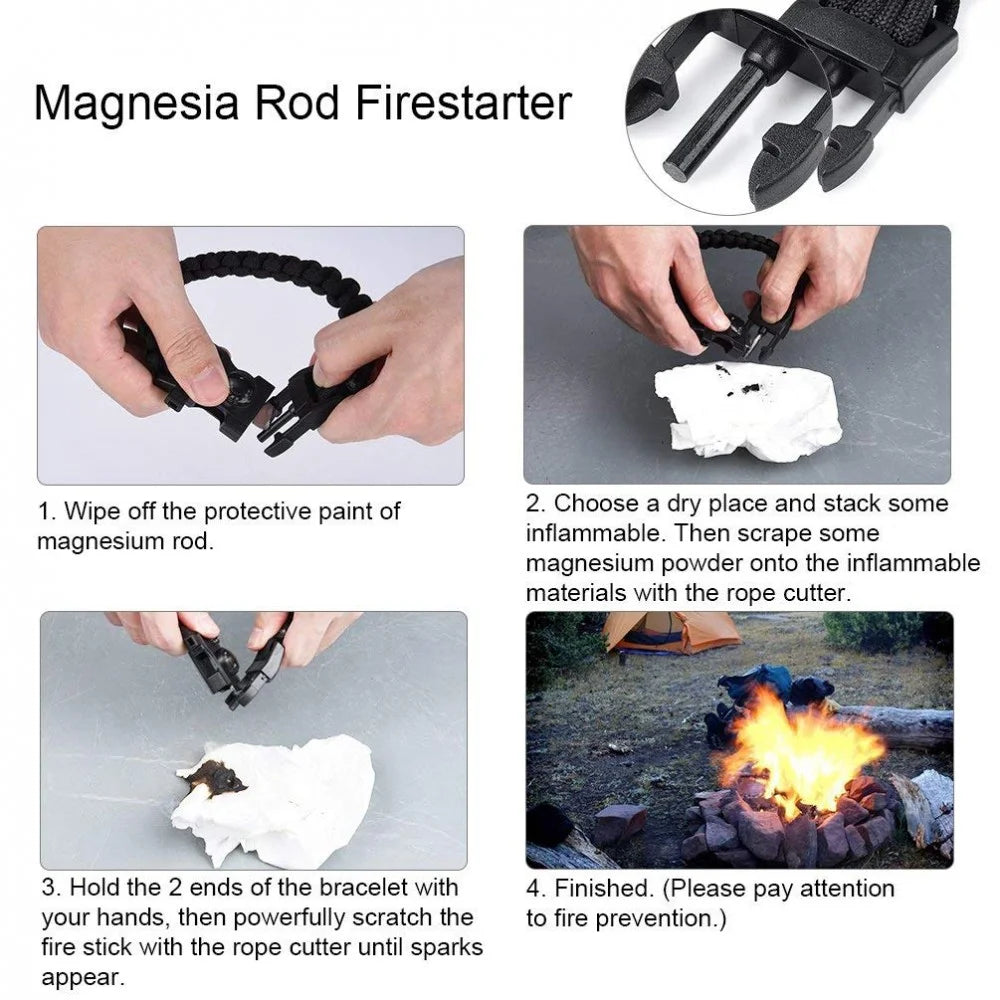 Kit Supravietuire Multifunctional 12 in 1 Camping
