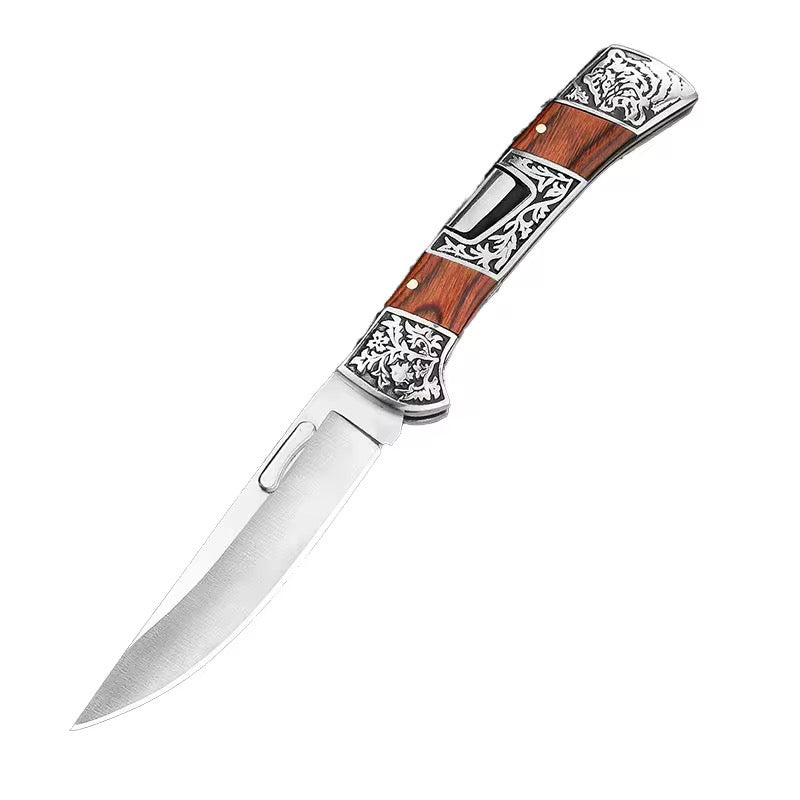 Briceag de Colectie Tigre WRG 22 cm deschidere manuala si clema de prindere la curea