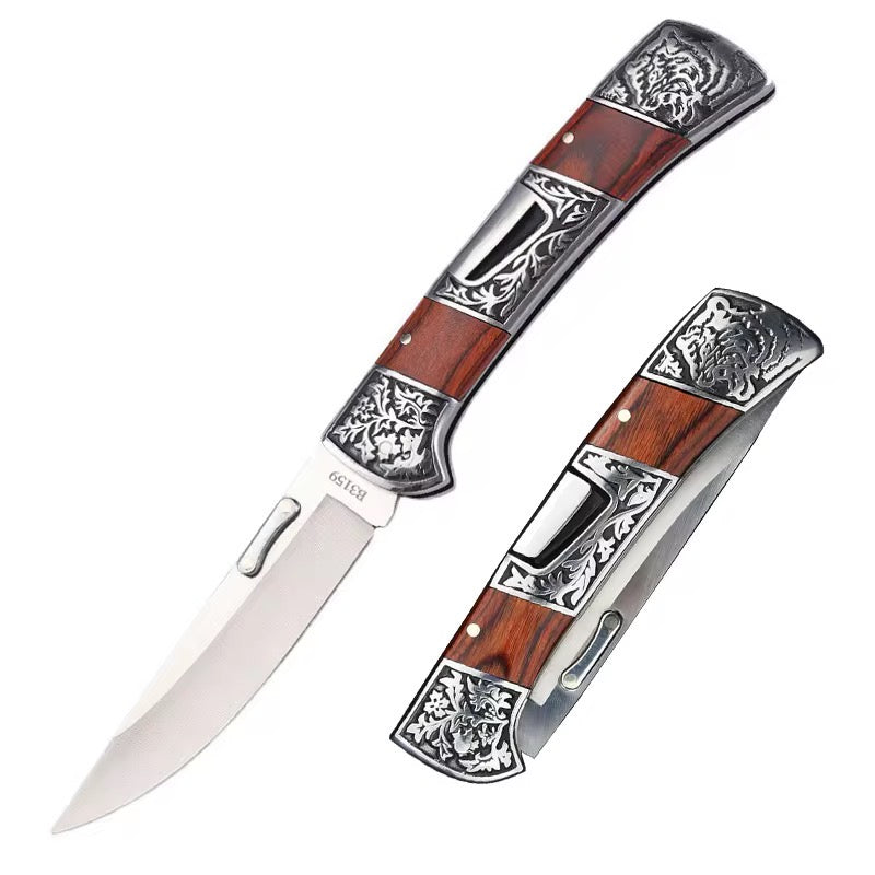 Briceag de Colectie Tigre WRG 22 cm deschidere manuala si clema de prindere la curea