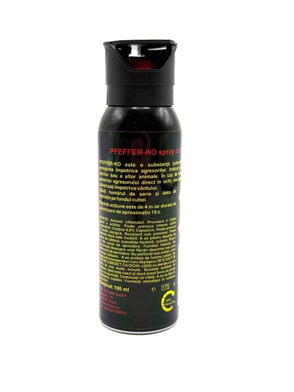 Spray Paralizant Cu Piper Jet KO, 100 ml raza actiune 4-6 m