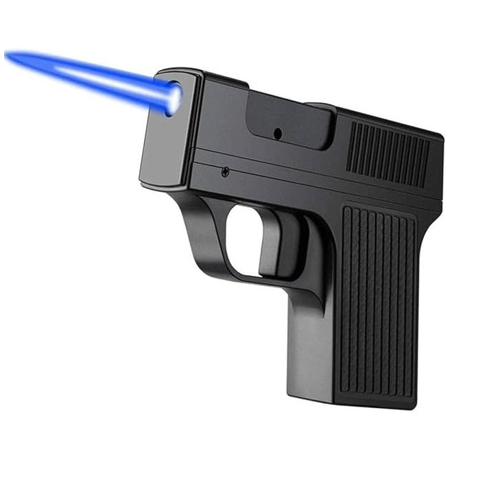Tabachera tip Pistol antivant cu depozitare 10 tigari scurte