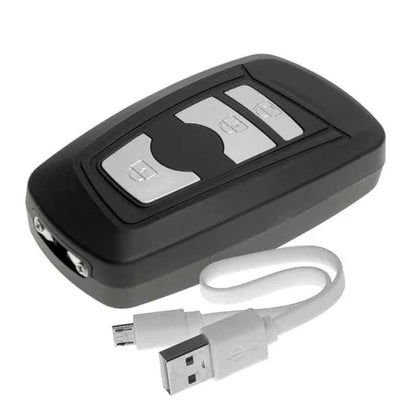 Mini electrosoc  tip cheie BMW TW-1801 cu incarcare USB Led , Alarma si Electrosoc