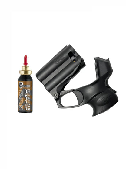 Pistol autoaparare cu piper Walther PGS II cu rezerva jet 4.5m, si lanterna LED
